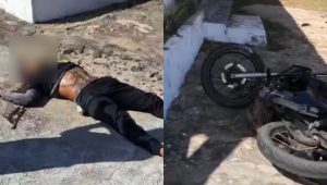 Assaltante morre após roubar moto e cair de barranco de mais de 20 metros em Ribamar