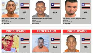 Maranhão tem 8 homens entre os criminosos mais procurados do país