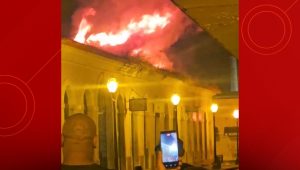 Incêndio atinge casarões no Centro Histórico de São Luís