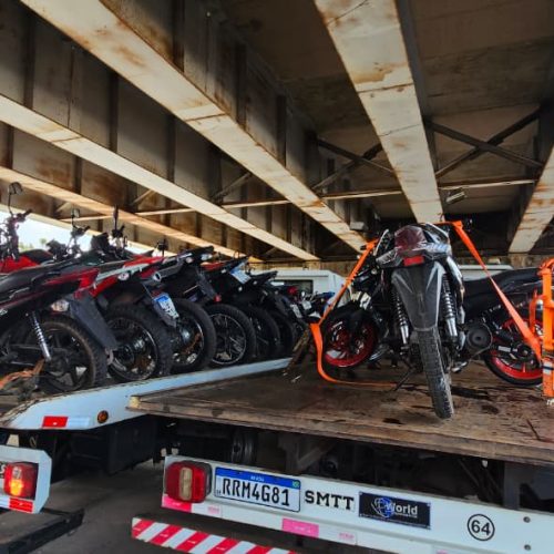 Operação ‘Rolezinho’ apreende 19 motos irregulares em São Luís, nesta terça-feira