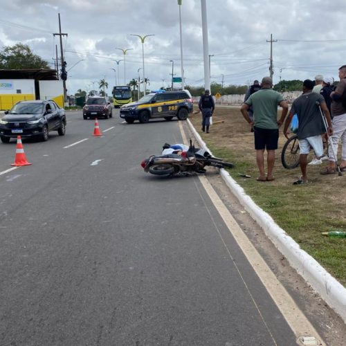 Casal morre em acidente de moto na BR-135, próximo ao aeroporto de São Luís