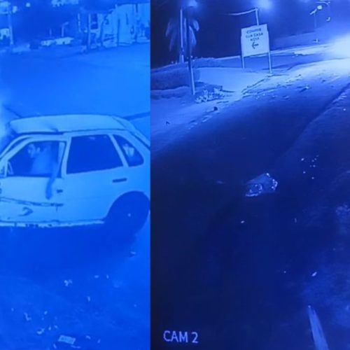 Vídeo: homem é preso após dirigir embriagado e causar acidente em Lago da Pedra