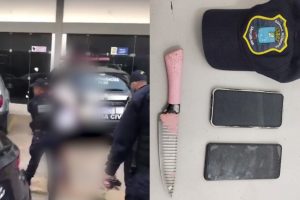 Suspeito de assalto é preso no Anel Viário; comparsa está foragido