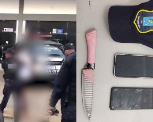 Suspeito de assalto é preso no Anel Viário; comparsa está foragido