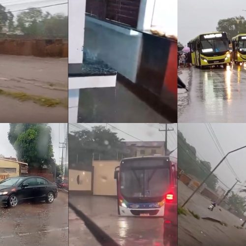 Forte chuva causa alagamentos e transtornos em diversos pontos da Grande São Luís; veja vídeos