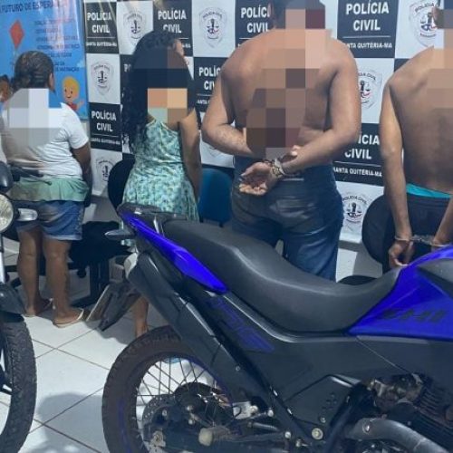 Suspeitos de tráfico de drogas são presos em Santa Quitéria, Brejo e Milagres do Maranhão