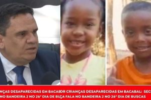 25º dia: secretário diz que buscas e investigações sobre irmãos desaparecidos seguem sem descartar nenhuma hipótese