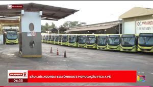 Greve Geral: São Luís amanhece sem ônibus nas ruas; veículos ficam nas garagens