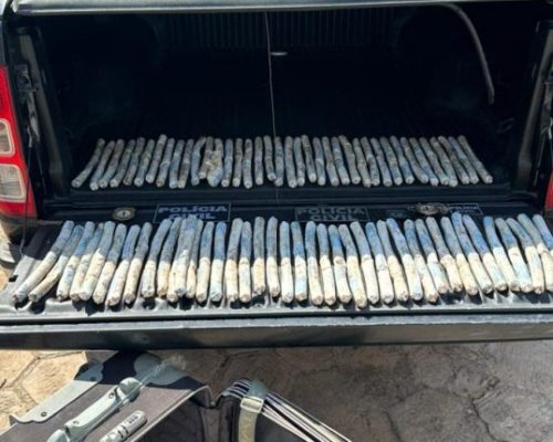 Polícia apreende 78 cargas de emulsão explosiva abandonadas na MA-014