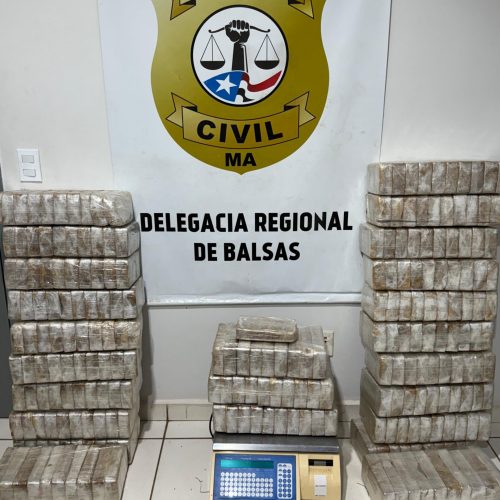 250kg de drogas são incineradas em Balsas