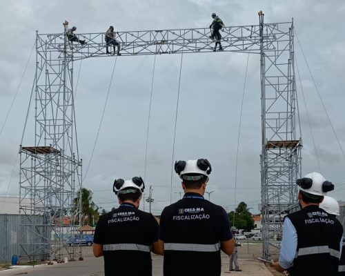 CREA-MA realiza vistoria preventiva em estruturas montadas para o Carnaval em São Luís