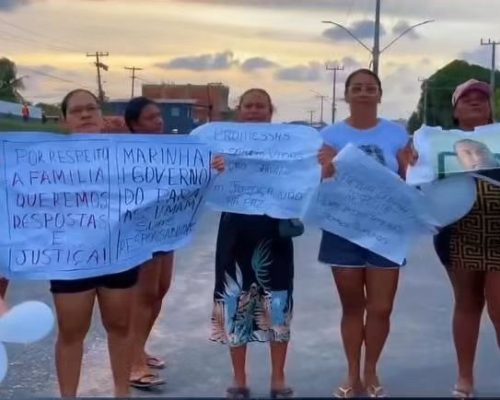 Familiares protestam e pedem mais empenho nas buscas por pescador maranhense desaparecido após naufrágio no Pará