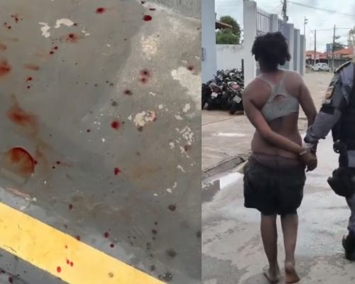 Mulher é presa suspeita de esfaquear homem após discussão no Parque Vitória