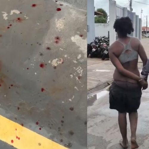 Mulher é presa suspeita de esfaquear homem após discussão no Parque Vitória
