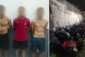 Três são presos e mais de 20 motocicletas apreendidas em desmanche clandestino no Cruzeiro do Anil
