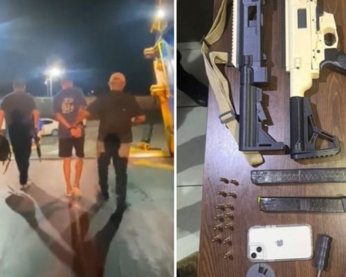 Passageiro de ferryboat é preso com submetralhadora caseira ao desembarcar em São Luís