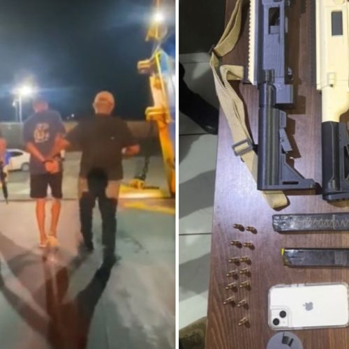 Passageiro de ferryboat é preso com submetralhadora caseira ao desembarcar em São Luís