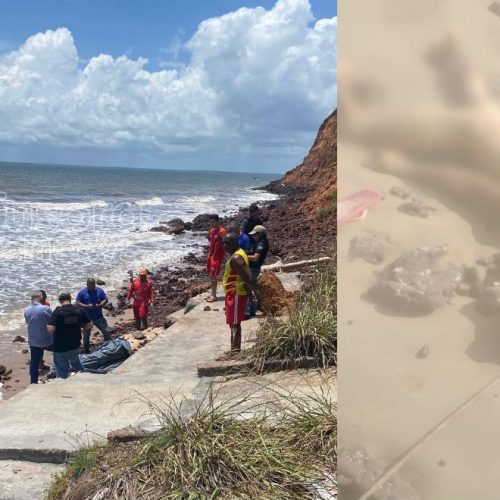 Corpo de homem despido e com marcas de violência é encontrado na praia de Panaquatira, em São José de Ribamar