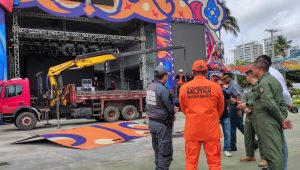 Arraial do Ipem e Parque Folclórico da Vila Palmeira recebem vistoria técnica do Corpo de Bombeiros