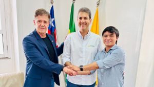 Aluísio Mendes, Eduardo Braide e Júnior Vieira Foto: reprodução  