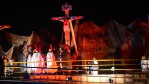 Reforço de segurança na Via Sacra em São Luís durante a operação semana santa