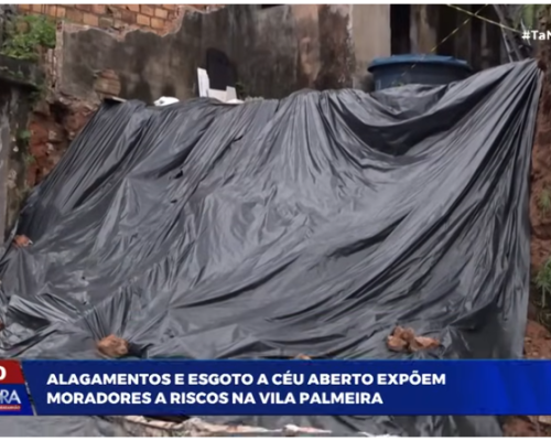 Moradores da Vila Palmeira temem novos desabamentos, após queda de muro de casa