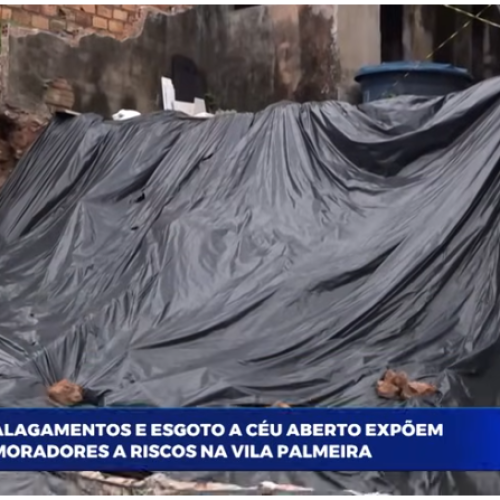 Moradores da Vila Palmeira temem novos desabamentos, após queda de muro de casa