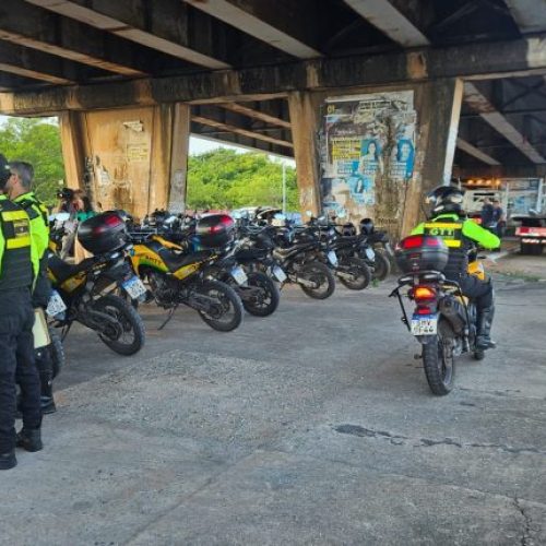 Operação ‘Rolezinho’ combate circulação de motos irregulares em São Luís, nesta terça-feira